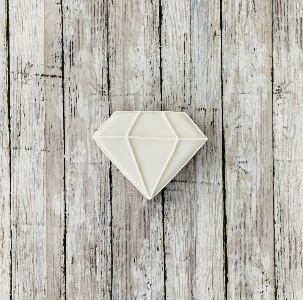 Diamond Stone Cookie Cutter, wedding cutter, bridal shower cutter, princess cutter, anniversary cutter, diamond cutter