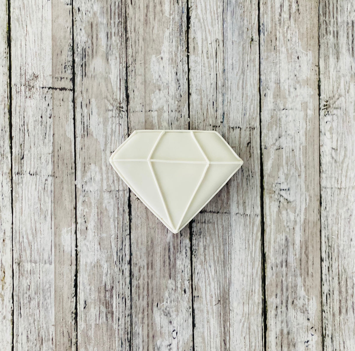 Diamond Stone Cookie Cutter, wedding cutter, bridal shower cutter, princess cutter, anniversary cutter, diamond cutter