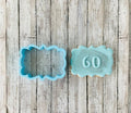 Plaque 4 Cookie Cutter, frame cutter, wedding cutter, bridal shower cutter, shower cutter, shape cutter, plaque cutter
