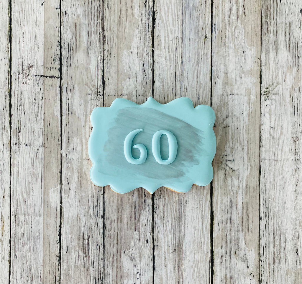 Plaque 4 Cookie Cutter, frame cutter, wedding cutter, bridal shower cutter, shower cutter, shape cutter, plaque cutter