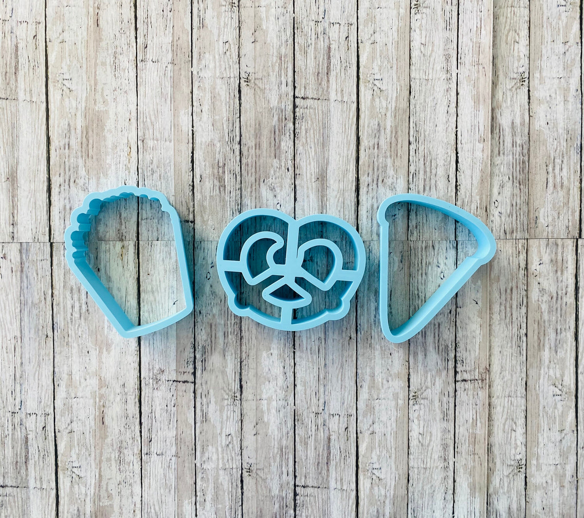 Carnival Food Cookie Cutter, popcorn Cutter, pizza Cutter, Food Cutter, pretzel Cutter, snack food cutter