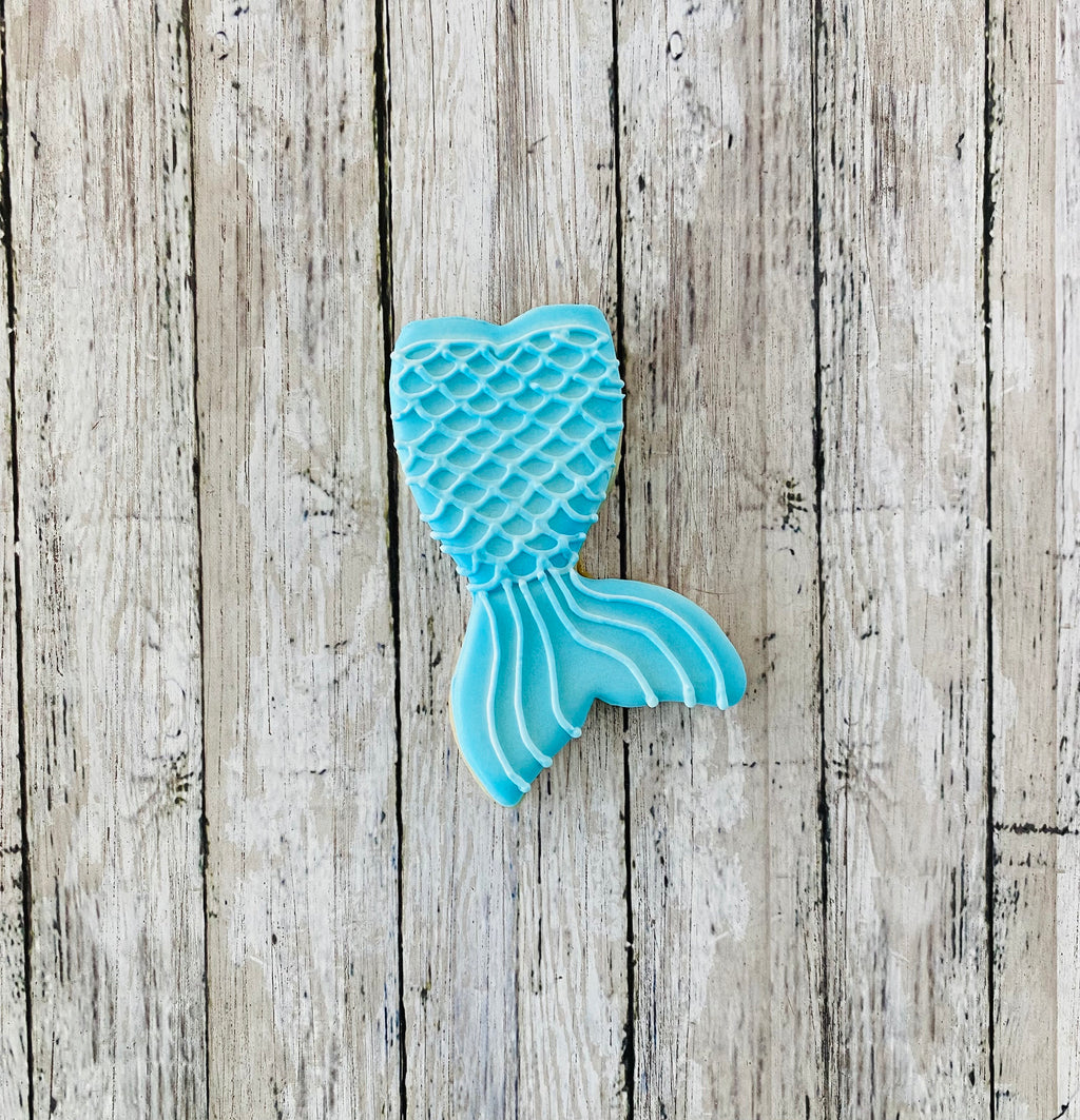 Mermaid Tail 2 Cookie Cutter, ocean cutter, sea cutter, girl cutter, Ariel cutter, fish cutter, birthday cutter