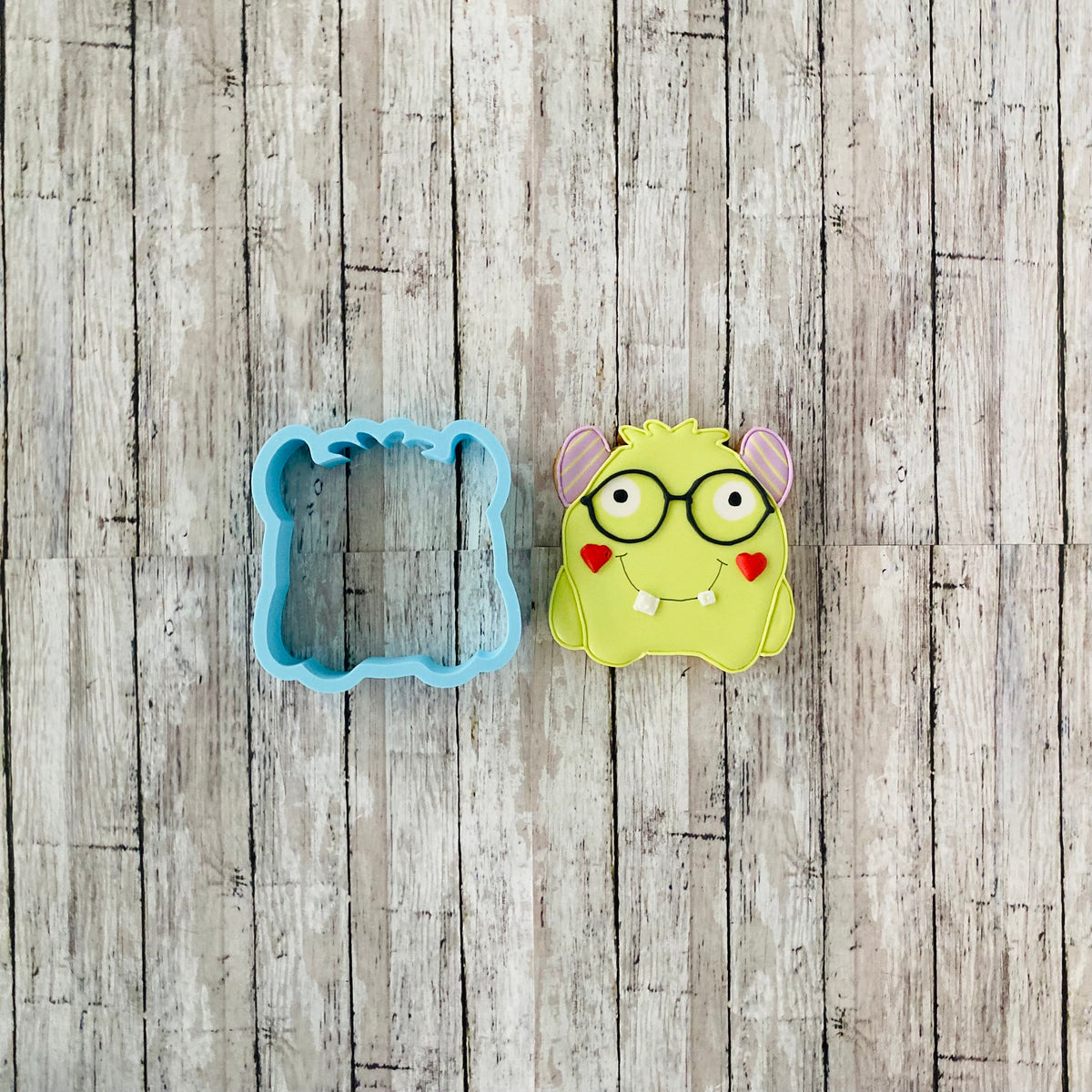 Monster 1 Cookie Cutter, Animal cutter, valentines cutter, party cutter, kid cutter