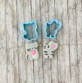 Cat with Heart Cookie Cutter, Valentine cutter, animal cutter, meow cutter, pet cutter