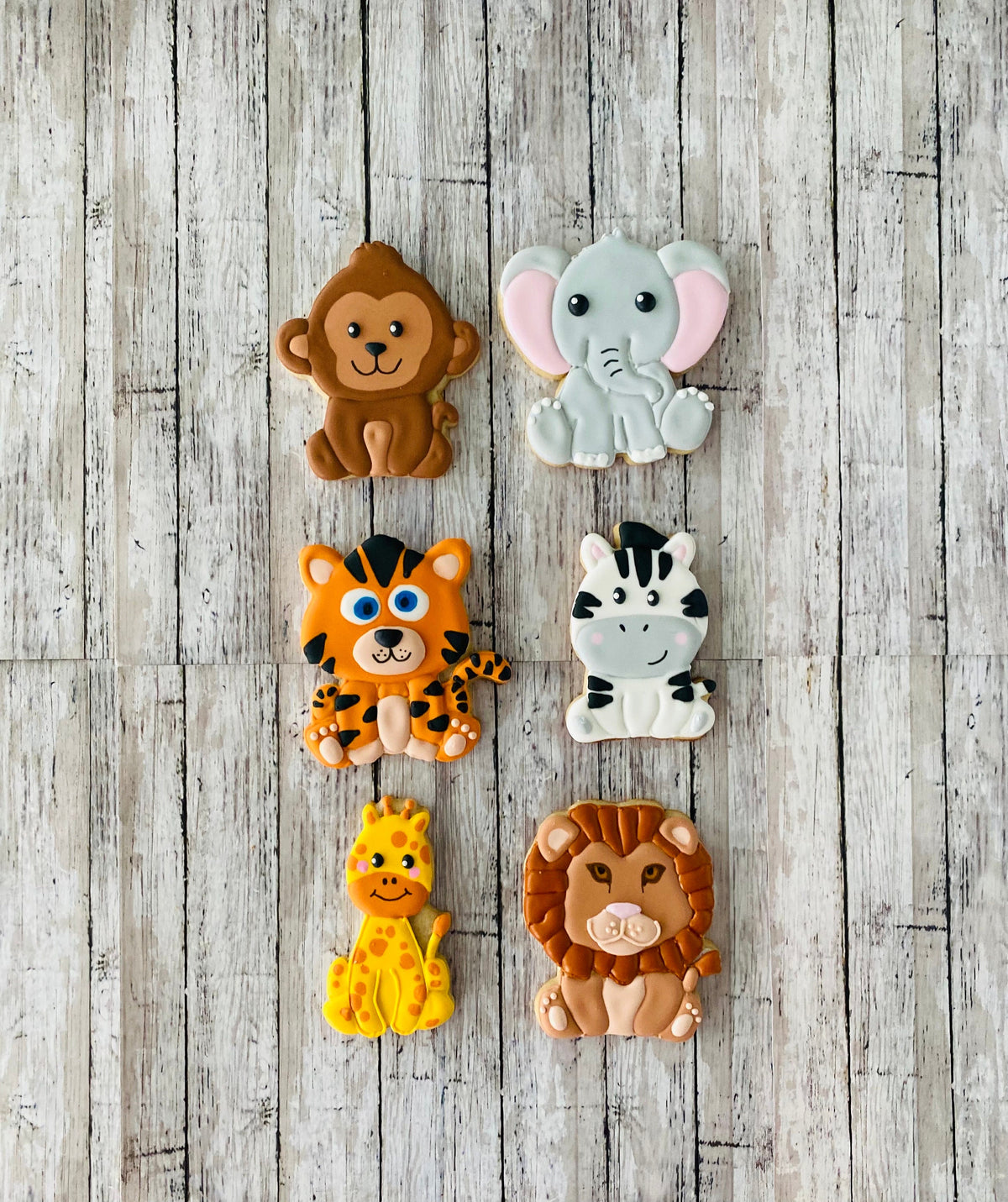 Zoo Animal Cookie Cutter, zebra cutter, tiger cutter, elephant cutter, giraffe cutter, lion cutter, monkey cutter
