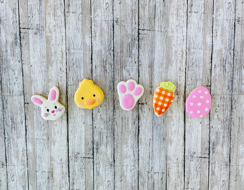 Easter Minis Cookie Cutters, Easter cutter, egg cutter, animal cutter, carrot cutter, chick cutter, bunny foot cutter, bunny head cutter