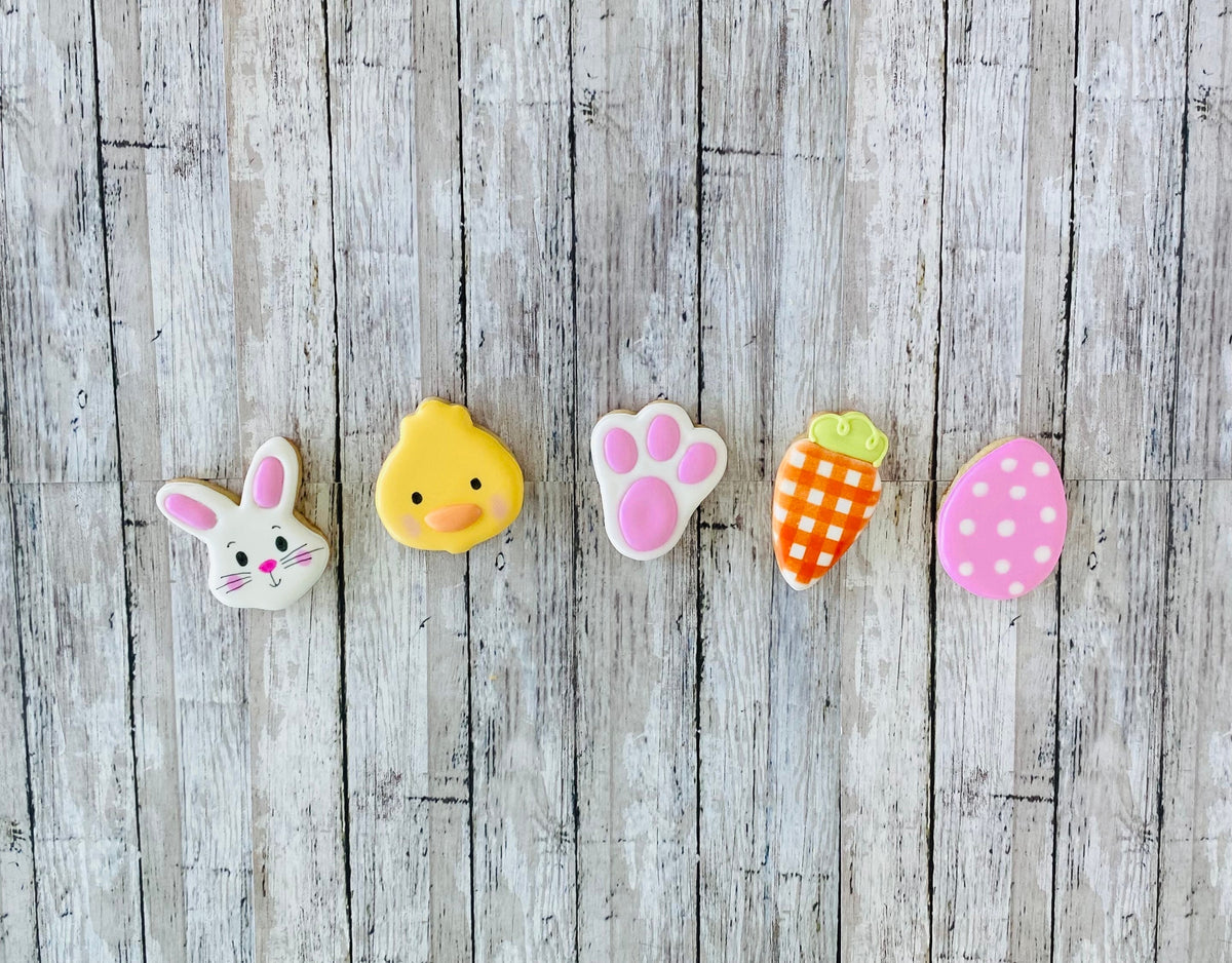 Easter Minis Cookie Cutters, Easter cutter, egg cutter, animal cutter, carrot cutter, chick cutter, bunny foot cutter, bunny head cutter