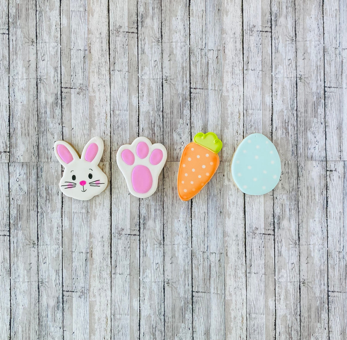 Easter Cookie Cutter Set, egg cutter, animal cutter, carrot cutter, bunny foot cutter, bunny head cutter