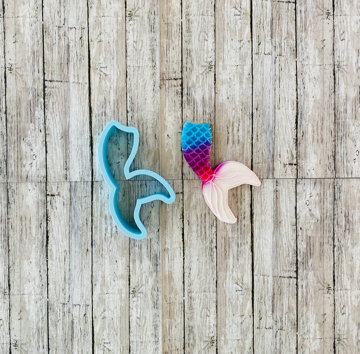 Mermaid Tail 1 Cookie Cutter, ocean cutter, sea cutter, girl cutter, Ariel cutter, fish cutter, birthday cutter