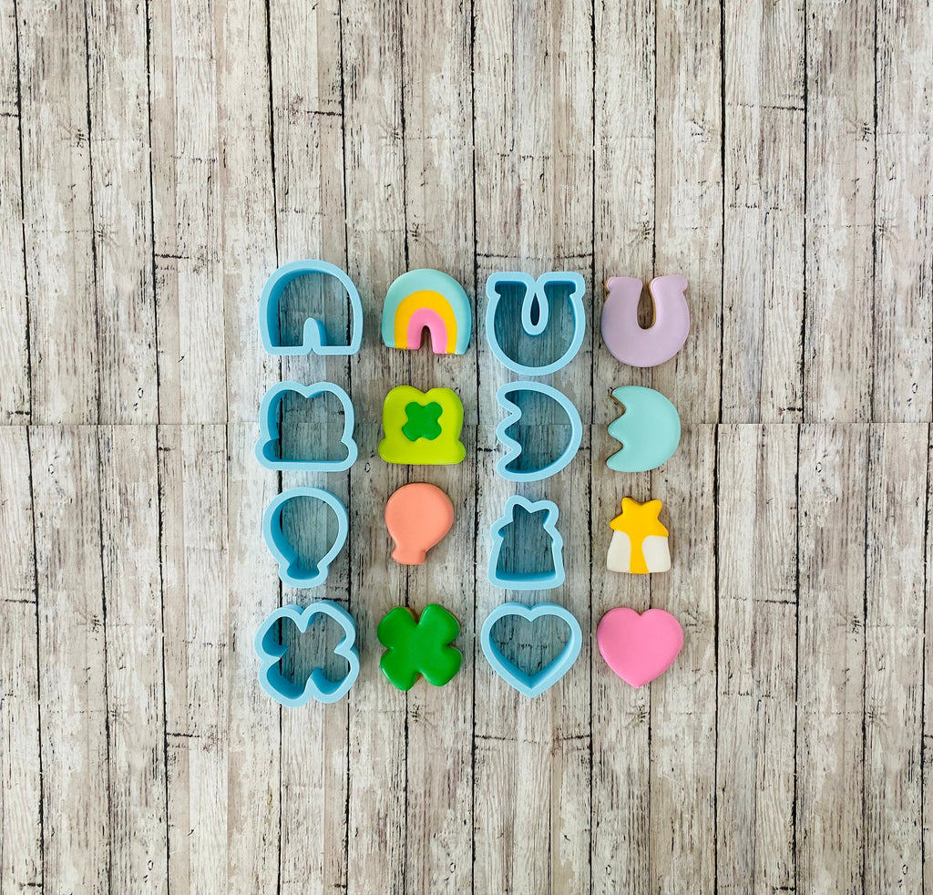 St. Patrick's Day Charms Cookie cutters, marshmallow cutters, mini cutters, leprechaun cutter