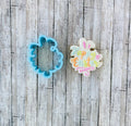 Happy Easter Plaque Cookie Cutter, bunny plaque cutter, Easter cutter, word cutter, holiday cutter