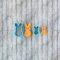 Bunny 3 Cookie Cutter, Easter bunny cutter, Easter cutter, animal cutter, rabbit cutter, holiday cutter