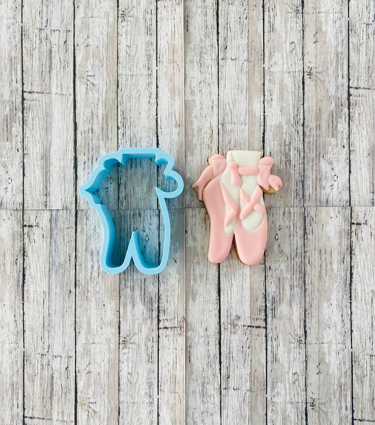 Ballet Slippers Cookie Cutter, dance cutter, girl cutter, ballet cutter