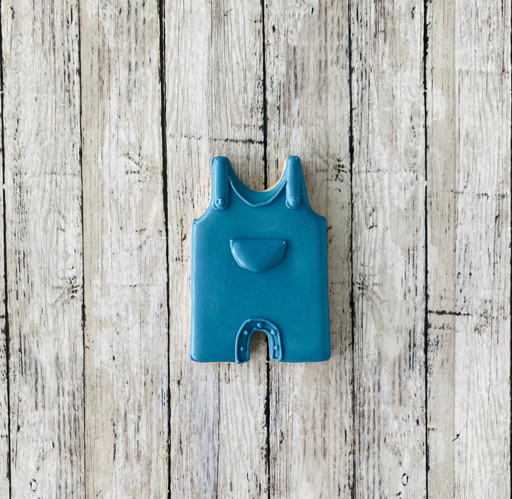 Overall Onesie Cookie Cutter, overalls cutter, baby cutter, baby shower cutter, clothes cutter, farm cutter