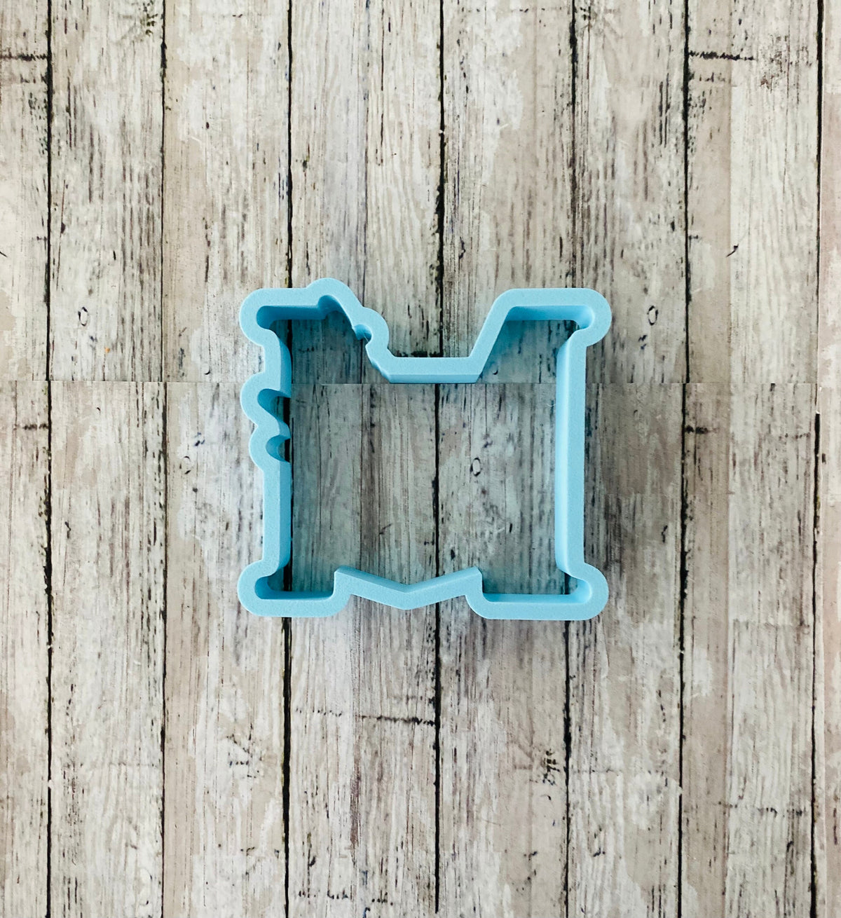 Floral M Cookie Cutter, Floral Cutter, leaves cutter, Mother's Day cutter, Letter cutter, wedding cutter