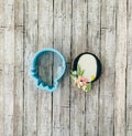 Floral O Cookie Cutter, Floral Cutter, leaves cutter, Mother's Day cutter, Letter cutter, wedding cutter