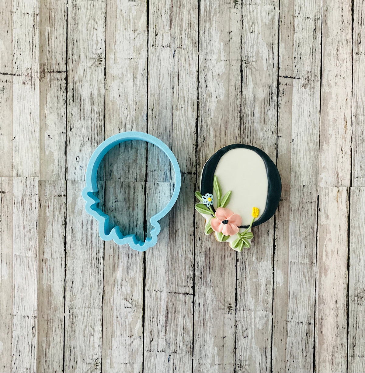 Floral O Cookie Cutter, Floral Cutter, leaves cutter, Mother's Day cutter, Letter cutter, wedding cutter