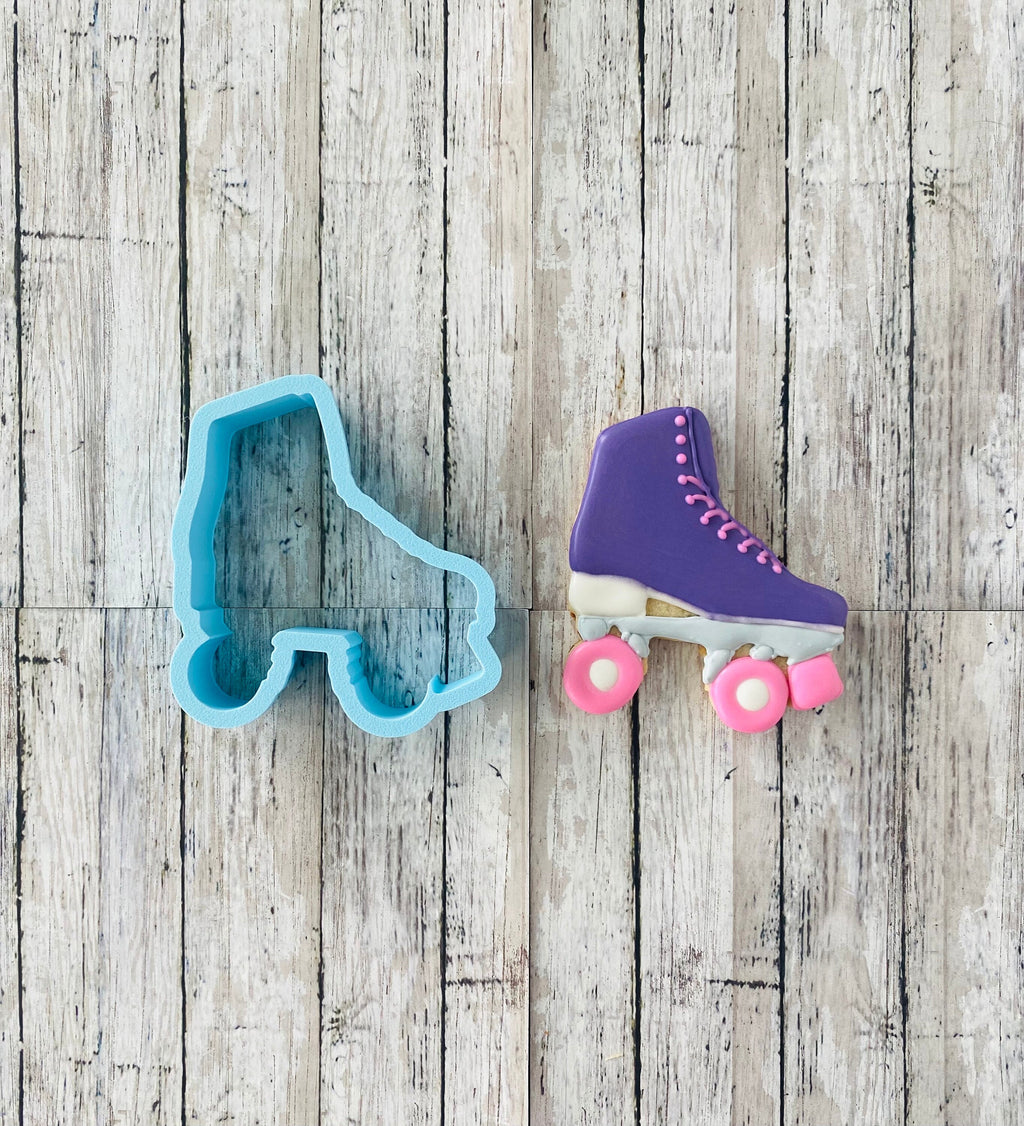 Skate Cookie Cutters, ice skate cutter, girl cutter, roller skate cutter, 80s cutter, Olympic cutter