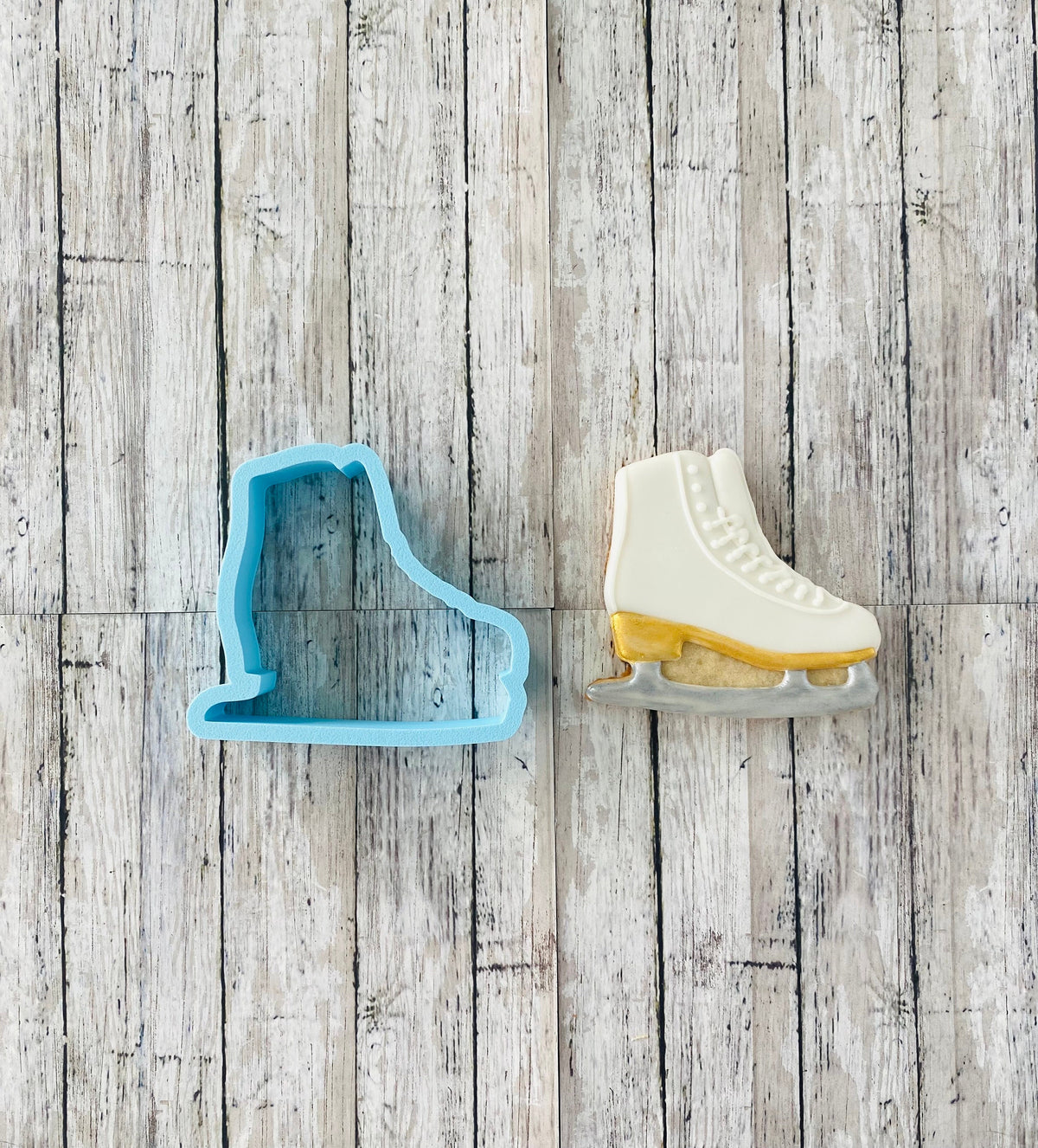 Skate Cookie Cutters, ice skate cutter, girl cutter, roller skate cutter, 80s cutter, Olympic cutter