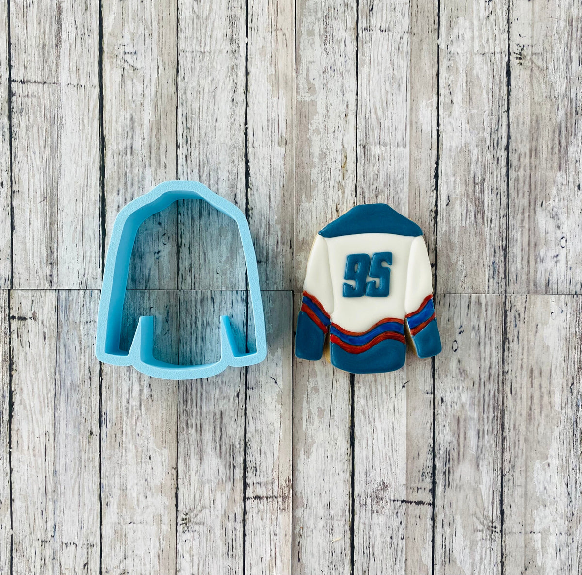 Hockey Cookie Cutter, jersey cutter, puck cutter, hockey sticks cutter, sports cutter, ice cutter