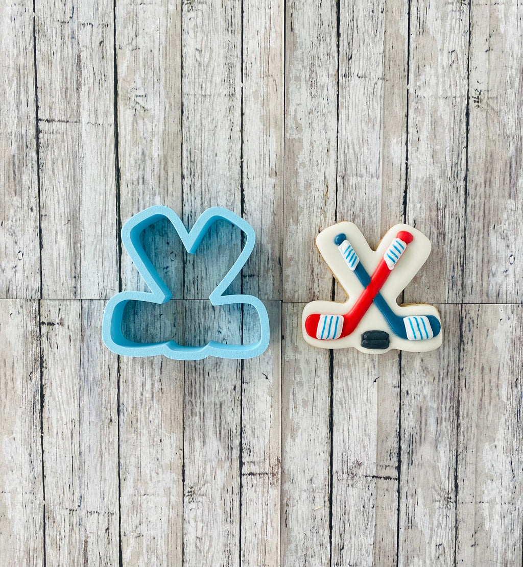 Hockey Cookie Cutter, jersey cutter, puck cutter, hockey sticks cutter, sports cutter, ice cutter
