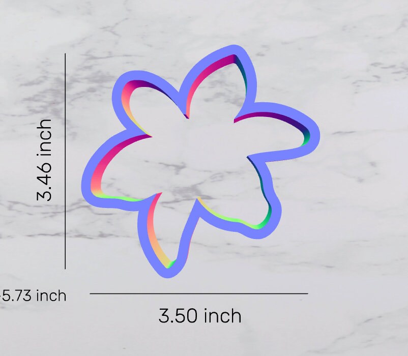 Lily Cookie Cutter, Floral Cutter, Mother's Day Cutter, Nature Cutter, Flower Garden Cutter