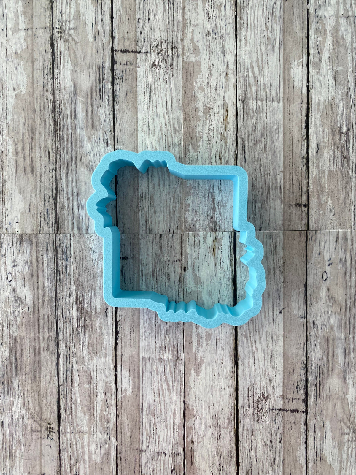 Floral Square Cookie Cutter, frame cutter, wedding cutter, bridal shower cutter, baby shower cutter, anniversary cutter