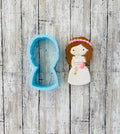 Communion Girl Cookie Cutter, first communion cutter, Christian cutter, church cutter, religious cutter, holiday cutter