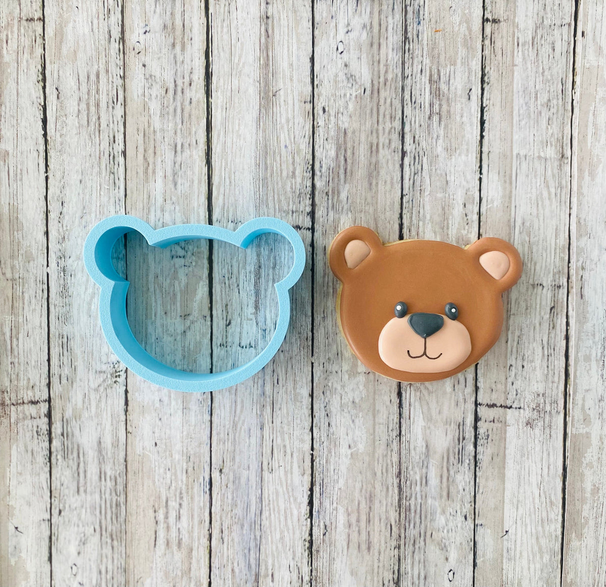 Bear Baby Shower Cookie Cutter, bear cutter, baby shower cutter, bear balloon cutter, bear rattle cutter, baby bib cutter, onesie cutter