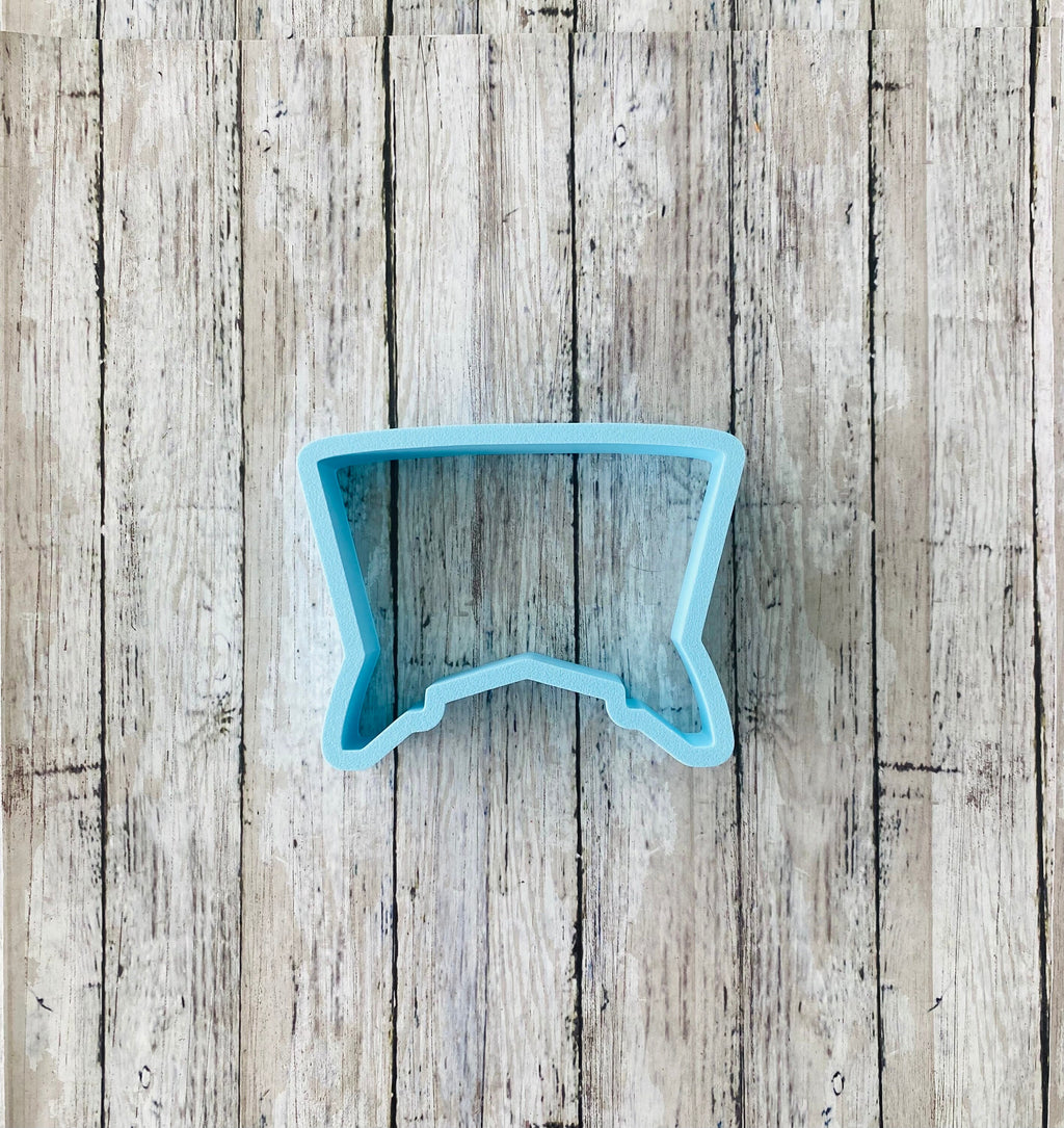Bassinet Cookie Cutter, baby bed cutter, crib cutter, baby shower cutter, baby cutter