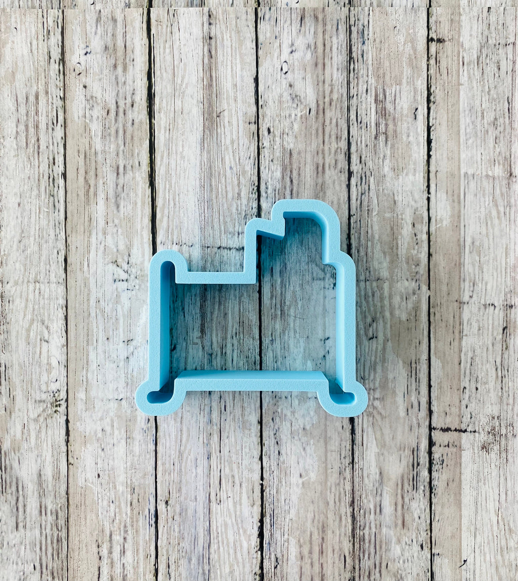 Baby Crib 2 Cookie Cutter, baby bed cutter, crib cutter, baby shower cutter, baby cutter