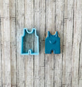 Overall Onesie Cookie Cutter, overalls cutter, baby cutter, baby shower cutter, clothes cutter, farm cutter
