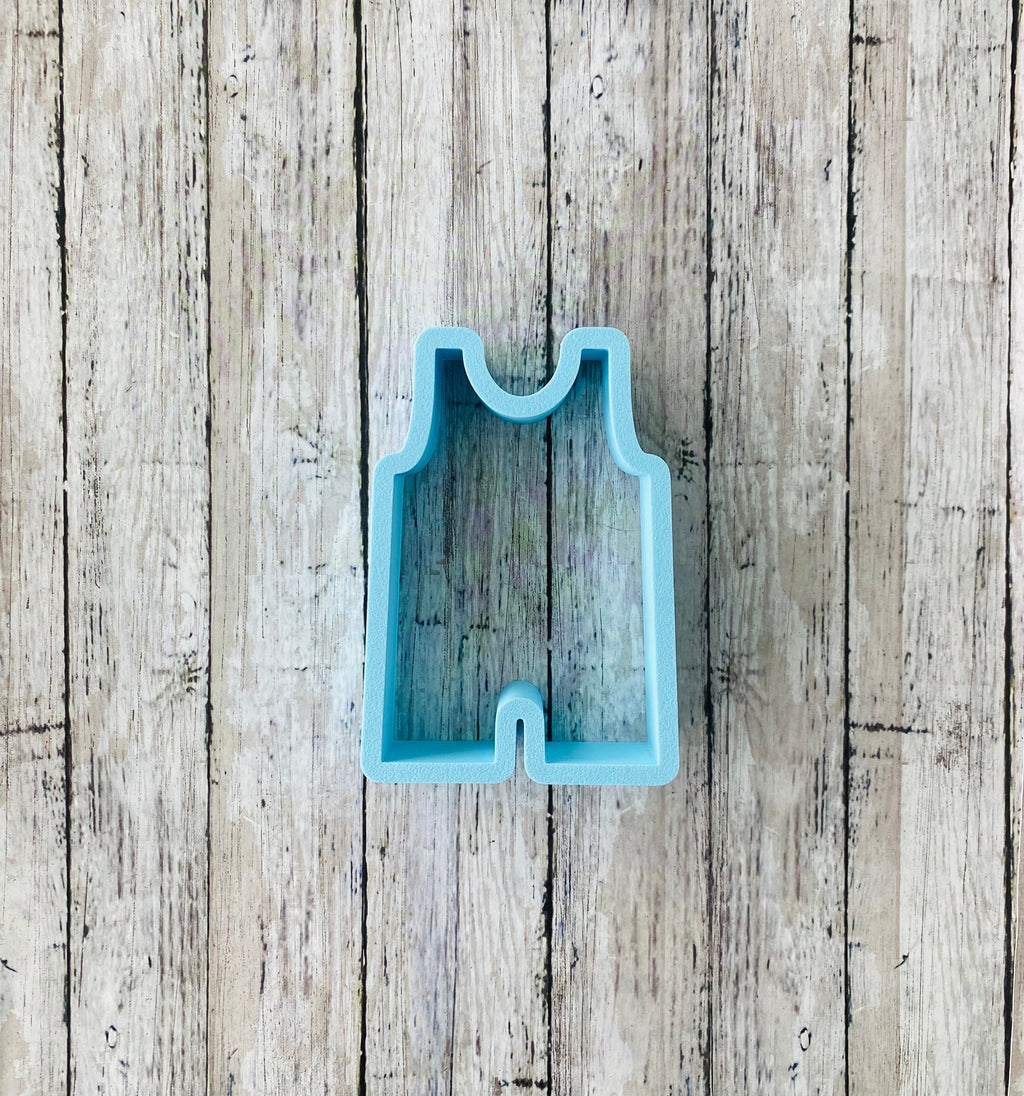 Overall Onesie Cookie Cutter, overalls cutter, baby cutter, baby shower cutter, clothes cutter, farm cutter