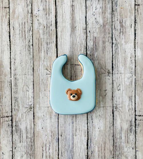 Baby Bib Cookie Cutter, bib cutter, food cutter, baby cutter, baby shower cutter