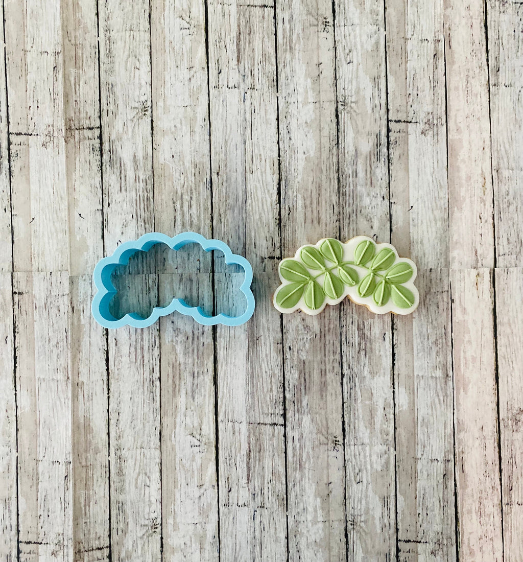 Leaves 2 Cookie Cutter, Flower Cutter, Floral Cutter, Mother's Day Cutter, Nature Cutter, Flower Garden Cutter