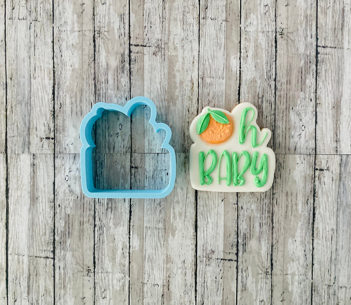 Oh Baby Word Cookie Cutter,  baby cutter, baby shower cutter, cutie theme cutter, citrus cutter