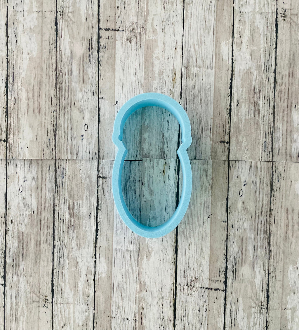 Baby Cookie Cutter, baby shower cutter, swaddled baby cutter, sleeping baby cutter