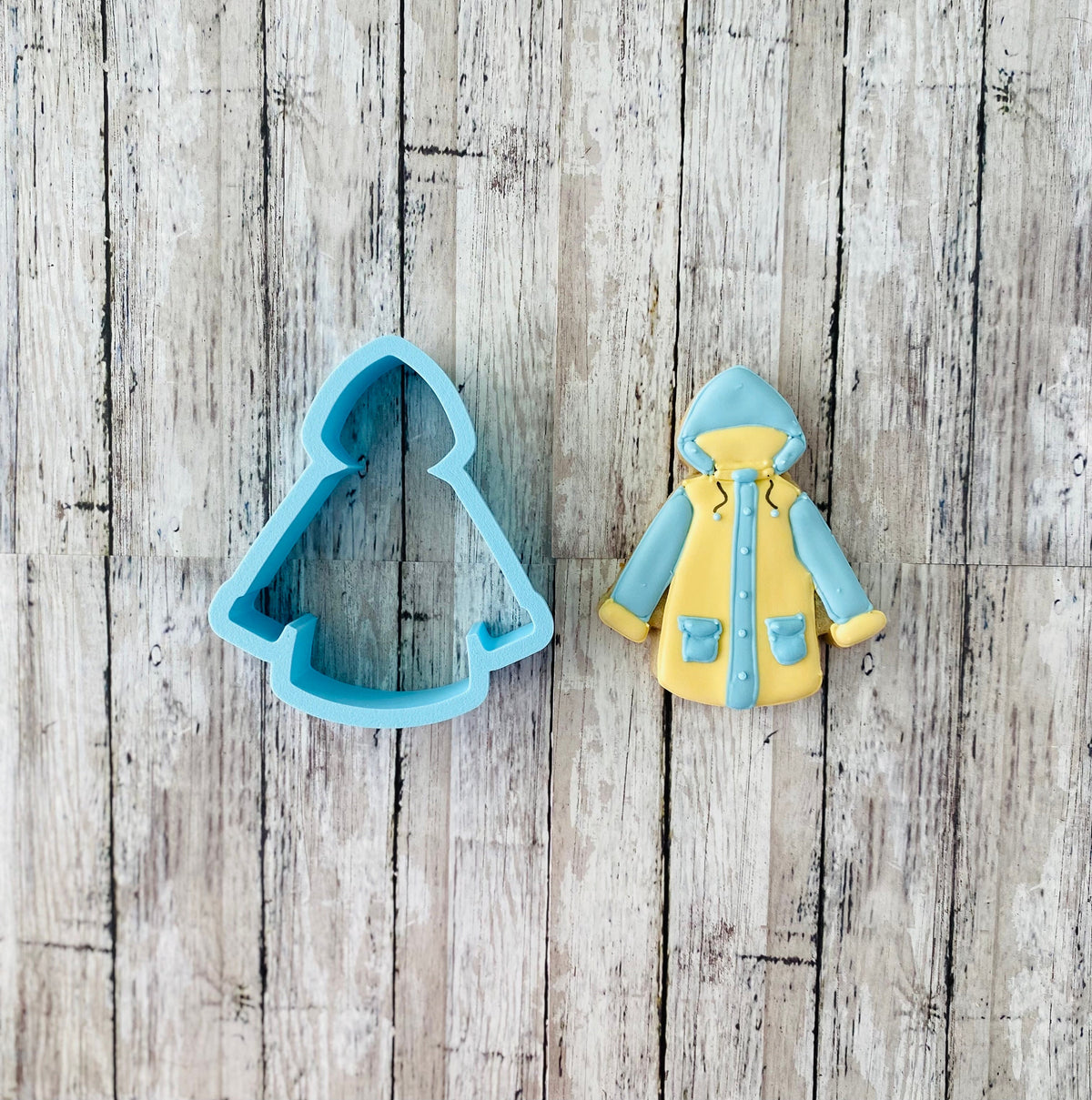 Rainy Day Cookie Cutters, girl cutter, raincoat cutter, nature cutter, rain boots cutter, cloud cutter, umbrella cutter