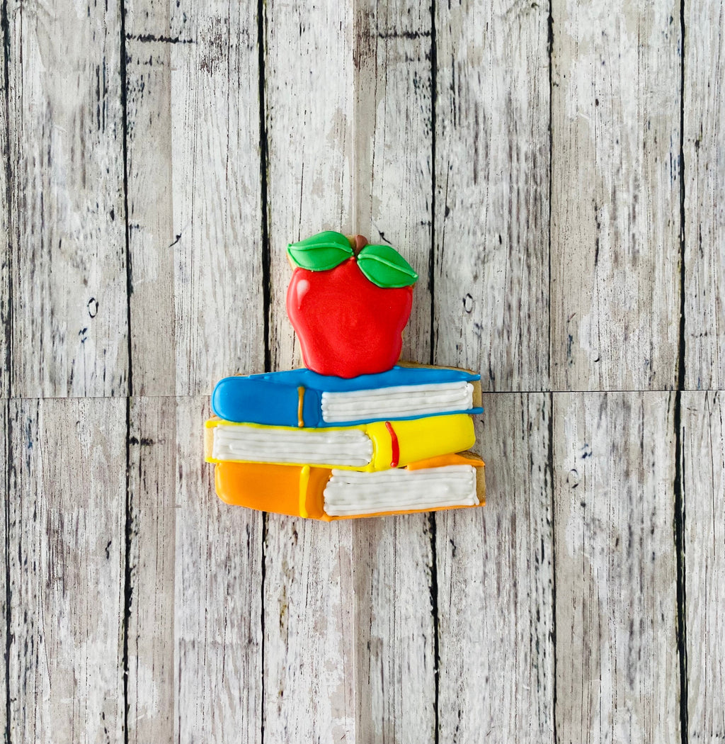 Stacked Books Cookie cutter, book cutter, back to school cutter, teacher cutter, reading cutter, school cutter, library cutter