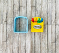 Crayon Box Cookie cutter, back to school cutter, teacher cutter, colors cutter, school cutter