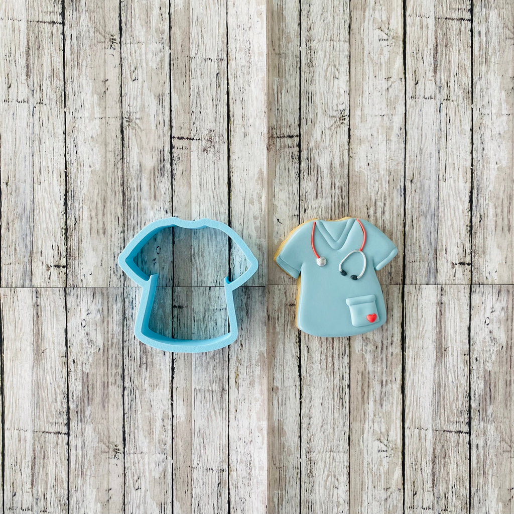 Scrubs Cookie Cutter, nurse cutter, doctor cutter