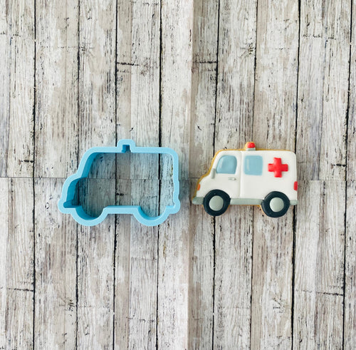Ambulance Cookie Cutter, car cutter, EMS cutter, vehicle cutter, emergency cutter, doctor cutter