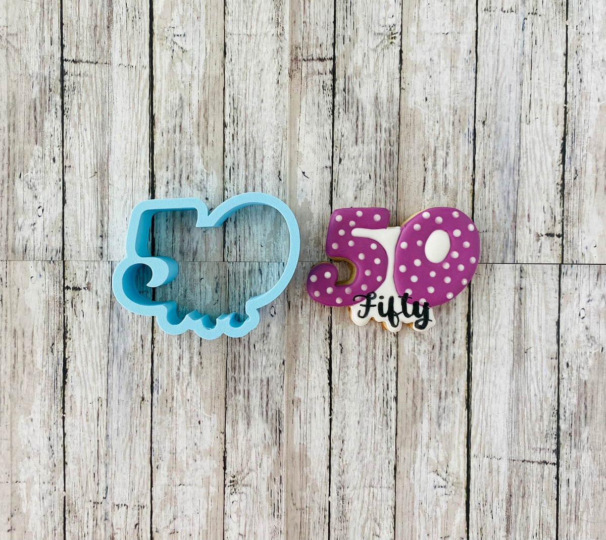 Fifty Number Cookie cutters, anniversary cutter, birthday cutters, counting cutters