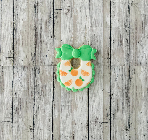 Baby Bib with Bow Cookie Cutter, bib cutter, food cutter, baby cutter, baby shower cutter