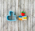 Stacked Books Cookie cutter, book cutter, back to school cutter, teacher cutter, reading cutter, school cutter, library cutter