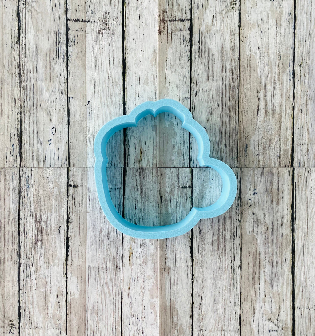 Apple Mug Cookie cutter, apple cutter, back to school cutter, teacher cutter, mug cutter, school cutter