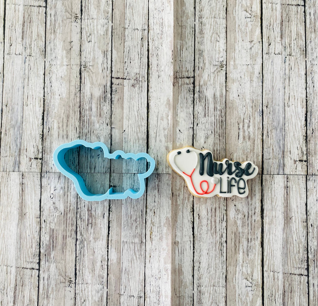 Nurse Life Cookie Cutter, nurse cutter, doctor cutter
