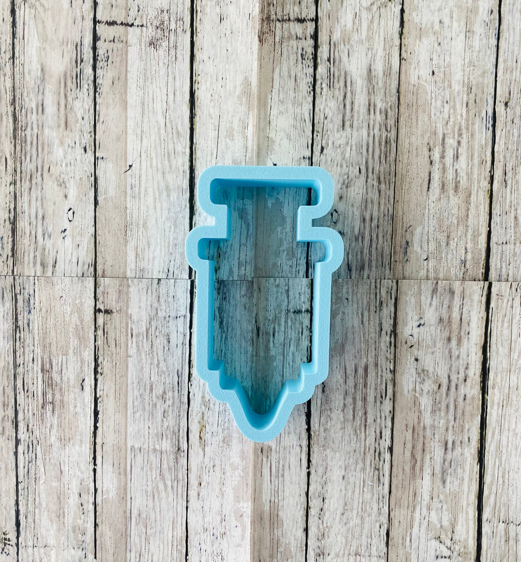 Shot Cookie Cutter, nurse cutter, doctor cutter, hospital cutter