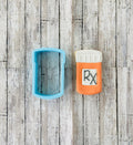 Medicine Bottle Cookie Cutter, nurse cutter, doctor cutter, hospital cutter, medicine cutter, medication cutter, pill cutter