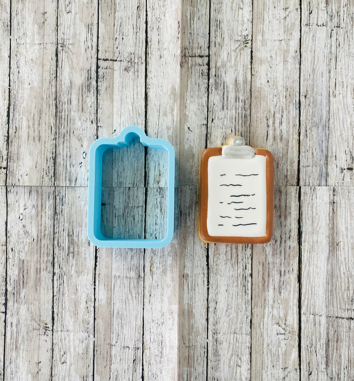 Clip Board Cookie Cutter, nurse cutter, doctor cutter, school cutter, office cutter